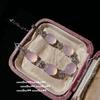 Collar con hebilla de paz de calcedonia rosa y púrpura del Emperador de Brasil, espíritu del agua, espíritu del agua, pulsera de circón tallado con calcedonia rosa hielo alto