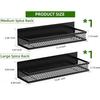 Estante de almacenamiento magnético para refrigerador sin perforaciones transfronterizo, almacenamiento lateral, condimentos de cocina, estante lateral multifuncional para condimentos
