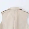 Ropa de mujer transfronteriza al por mayor 2026 otoño nuevo estilo europeo y americano versátil chaleco cruzado con cinturón 6318264