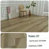 Amostra de Piso Plástico de Pedra SPC, Reforma de Piso, Autoinstalação, Material Doméstico Antifungo, Piso de Cristal de Pedra Encaixável Zero Formaldeído