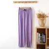 Leggings de Algodón y Seda para Mujer de Verano + Pantalones Casuales Rectos para Casa, Delgados, Sueltos, de Corte, Modernos y Versátiles