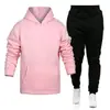 Conjunto Esportivo Masculino Transfronteiriço Europeu e Americano Novo de Primavera e Outono, Moletom com Capuz Pulôver Moderno de Duas Peças, Roupa Esportiva para Homens