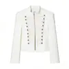 Ropa de Mujer 2026 Verano Nuevo Estilo Moda Europea y Americana Versátil Blazer Ajustado con Hombreras 4840798