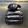 Versión Alta Serie Mengjia Maya Cinta Doble Cremallera Chaqueta de Plumas Versátil Clásica Lacada para Hombres y Mujeres