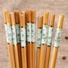 Palillos Nanzhu de cinco colores, 10 pares de palillos desechables impresos, higiene doméstica, comida para llevar comercial barata, fabricantes mayoristas