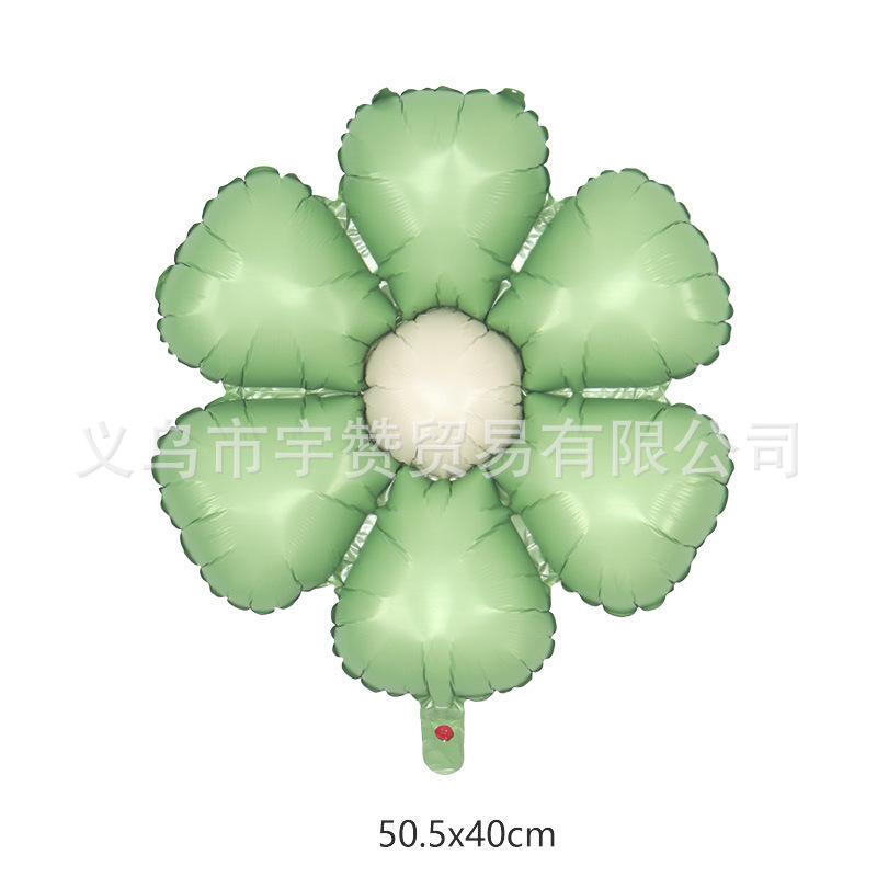 小号哑光色草绿色雏菊