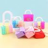 Bolso Bandolera Vanguardia para Hombro Niños Bandolera Bolso de Mano Perla Burbuja Bolso Bandolera de Silicona para Hombro Bolso Gelatina