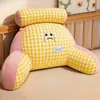 Cojín de cabecera lindo para sofá, soporte lumbar para sofá, dormitorio, respaldo grande para cama, almohada de oficina, cojín