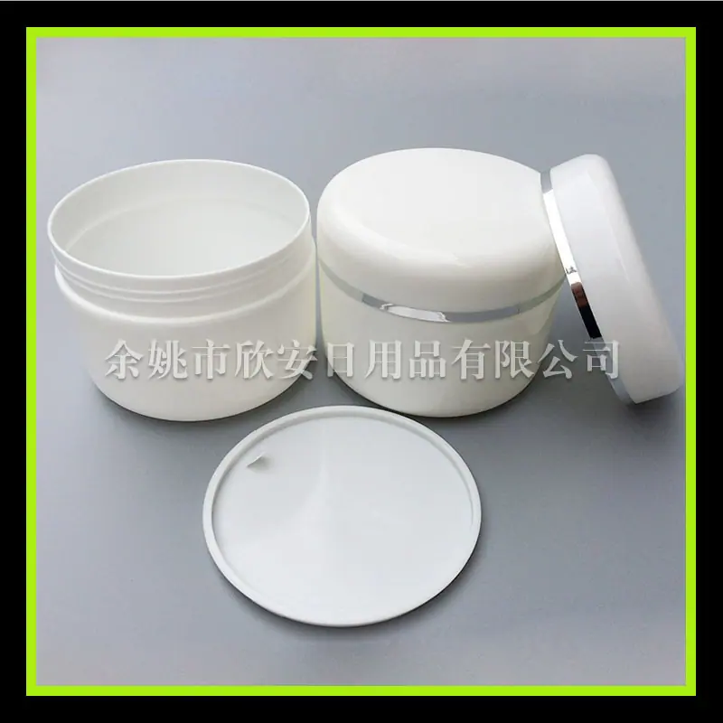 250g PP圆柱jar 带银边