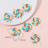 Accesorios para joyería DIY, colgantes de resina, aretes, llaveros, accesorios con cuentas, pulseras de dibujos animados, accesorios para cadena de teléfono