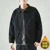 Chaqueta de Color Sólido Estilo Coreano Versátil de Marca de Moda para Hombre Abrigo de Trabajo Retro Japonés Fresco para Hombre Chaqueta Nueva de Primavera Otoño para Hombre