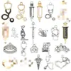 19 Colgantes de Serie Médica de Venta Caliente Transfronterizos Accesorios de Joyería de Aleación Retro DIY Colgante de Collar Pulsera Pendientes