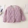 Edición de Invierno [Esencial para Uniforme Escolar Acolchado Grueso de Algodón con Lana de Seda] Top Cálido Infantil para Otoño e Invierno, Ropa Interior Acolchada de Tres Capas