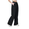 Calça Cruzada deusa Casual Calça de Yoga Feminina Cintura Alta Esportiva Perna Reta Fina Leve Emagrecedora Solta Secagem Rápida Feminina Primavera Verão Longa
