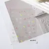 Arte de Unhas Rosa Alívio Tridimensional Coração de Menina Pequeno Fresco Fogos de Artifício Rosa Fogos de Artifício e Fogos de Artifício com Cola Adesivos de Unha