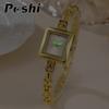 POSHI Reloj Elegante de Lujo Ligero para Dama Moda Reloj de Cuarzo Comercio Exterior Transfronterizo Chattering en stock