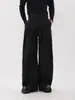 Pantalones de Traje Grises para Mujer, Primavera y Otoño, Holgados Rectos de Cintura Alta Casual Largos hasta el Suelo, de Pierna Ancha de Caída Elegante de Gama Alta, Modernos