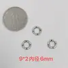 1-63 Espaçadores antigos de prata vintage de Shanxi, acessórios DIY, pulseira de prata 999, cordão de mão, componentes de joias culturais e artísticos