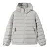 26 Nuevo Invierno Ligero para Exteriores Chaqueta de Plumón 90% Plumón de Pato Blanco Chaqueta Exterior para Hombre Chaqueta Acolchada Ropa de Abrigo