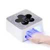 Lâmpada recarregável para nail art com decoração de strass, luz UV sem fio de secagem rápida, secador de unhas UV, lâmpada de cura