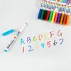 Plumones Lotto para Pizarra Blanca Borrables para Uso en Enseñanza y Oficina, 12 Colores, Plumones de Colores de 24 Colores para Estudiantes y Niños, Dibujo con Punta de Fibra