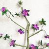 Flor Artificial Rododendro Espuma Ramo Casa Sala de estar Chinês Zen Decorativo Flor Arranjo de Flores Arte em Vaso de Plantas Correspondência
