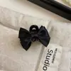 Grampo de Cabelo Princesa com Laço de Tecido Outono e Inverno, Mini Presilha de Garra para Mulheres, Grampo de Cabelo Compacto Exquisito de Alta Qualidade, Novo Acessório de Cabelo para Fios Soltos