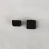 Tapón de enchufe para tubo de plástico tapa de plástico negro tapón para pata de silla tapón de plástico tapón de cabeza de manguito de tubo de acero inoxidable tapa de tapón de tubo
