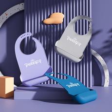 Babero de silicona de tamaño ajustable para personas mayores, babero de comedor para adultos, bolsillo para saliva, bolsillo de enfermería impermeable y antisuciedad para personas mayores.