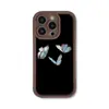Nova Borboleta Azul Estilo Chinês Adequada para iPhone 17 Capa Macia Capa de Celular 17Promax Simples 14 High-End 13 Furo Fino 12