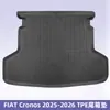 Adequado para FIAT Cronos 2025-2026 Tapetes de carro 3D para todos os climas em TPE