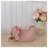 2026 Nueva Moda Trendy Elegante Diseño de Nicho Bolso Cruzado de Hombro Único para Mujer Casual de Nailon Tipo Bollo