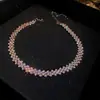 Colar Cruzado Cravejado com Diamantes Brilhantes Nova Moda 2025 Design Simples Colar Luxo Acessível Colar de Alta Qualidade para Mulheres