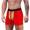 Roupas de Natal Novas Transfronteiriças Estampagem Digital Moda Masculina Poliéster Respirável Roupa Íntima Confortável Cuecas Boxer