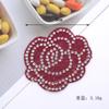 Novos adesivos de patch de strass para sapatos e chapéus, flor decorativa para roupas, adesivos de tecido de strass, adesivos de mapa quente, suporte para atacado, para amostra de atacado