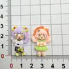 Accesorios de dibujos animados para manualidades componentes de resina niña linda imanes para nevera hechos a mano pinzas para el pelo fundas de teléfono llaveros accesorios al por mayor