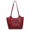 Yue Zi 2026 Otoño Temprano Nueva Casual Simple Gran Capacidad para Viajes al Trabajo Moda de Gama Alta Bolso Tote de Hombro Único y de Mano