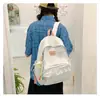 Mochila Casual de Gran Capacidad Estilo Coreano Linda Estilo Escolar Bolso Escolar
