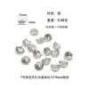 Tachuelas Redondas de Latón con Garras, Tachuelas de Flor de Crisantemo Calabaza con Garras, Accesorios de Ferretería para Artículos de Cuero, Zapatos, Bolsos, Decoración de Ropa, Cuentas de Garras con Forma Especial