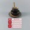 Imitación de Porcelana de Melamina Marrón Glaseado Mesa para Fondue Plato para Rodajas de Res y Cordero Plato para Barbacoa Plato Japonés para Sushi Plato para Rollos de Res con Grasa