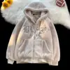 Chaqueta de Piel de Cordero para Hombre Invierno Engrosada Estilo Coreano Moda Corppy Guapo Chaqueta Acolchada de Algodón Holgada Moda para Parejas Marca Chaqueta Acolchada de Algodón con Capucha Cálida