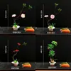 Decoración de Presentación de Sashimi Estilo Occidental de Hotel con Bordes Florales, Decoración Creativa de Plato Floral, Adornos Artísticos para Platos Fríos