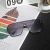 2023 K-Style Óculos de Sol do Mesmo Estilo para Homens, Óculos de Sol Retro Modernos Coloridos Refletivos para Mulheres, Óculos de Sapo da Moda de Armação Grande