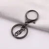 Cadena de Cuatro Secciones Dragón Redondo Transfronterizo con Hebilla de Figura de Ocho Anillo Plano Juego de Tres Piezas Llavero Muñeco de Juguete DIY Accesorio de Hebilla para Colgar