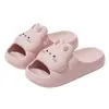 Chinelos de verão fofos para meninas, adequados para uso doméstico, interno, banheiro, antiderrapantes, com toque macio, sandálias de EVA para mulheres