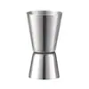 Copo de Medição Colorido de Aço Inoxidável com Revestimento a Vácuo Transfronteiriço Dispenser de Vinho Copo de Medição Duplo Ferramenta de Bar para Bartender