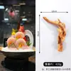 Presentación de Sashimi Mariscos Decoración de Sashimi Anillos de Rábano Molde de Colocación de Rodajas de Pescado en Forma de Abanico Trucha de Coral Mero Tigre Salmón