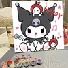 Pintura acrílica dibujos animados infantiles hecho a mano diy pintura al óleo digital pintura al óleo al por mayor verano graffiti decoración para colorear pintura para colgar