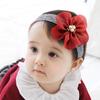 Banda para el cabello de bebé, diadema de princesa coreana para niña recién nacida, corona para niña, lazo, accesorios para el cabello, tocado con flor
