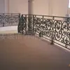 Cerca Protetora de Ferro Forjado Estilo Europeu para Casa Grade de Proteção para Escada de Engenharia de Ferro Forjado Decoração de Interior Imitação de Cobre para Hotel